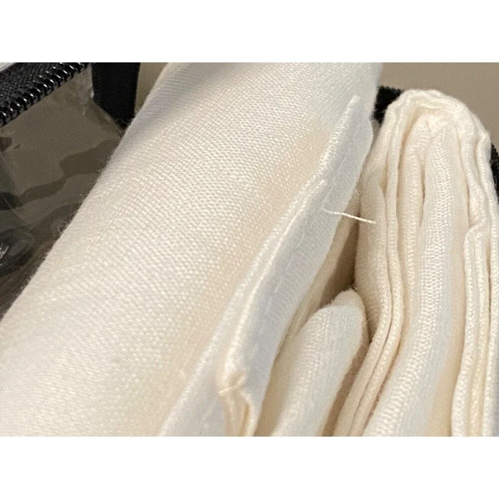 NIP LRL Ralph Lauren LEANNE 100% LINEN Back Tab Curtain Panel Drape 54x108 White